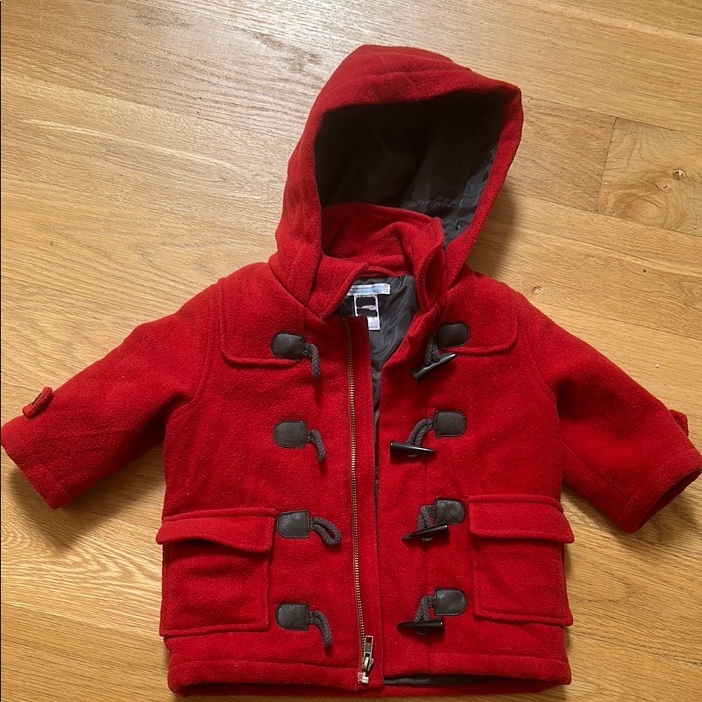 Janie and Jack red winter coat